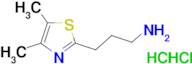 [3-(4,5-dimethyl-1,3-thiazol-2-yl)propyl]amine dihydrochloride