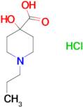 4-hydroxy-1-propyl-4-piperidinecarboxylic acid hydrochloride