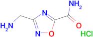3-(aminomethyl)-1,2,4-oxadiazole-5-carboxamide hydrochloride
