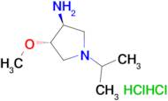 (3S,4S)-1-isopropyl-4-methoxy-3-pyrrolidinamine dihydrochloride