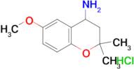 (6-methoxy-2,2-dimethyl-3,4-dihydro-2H-chromen-4-yl)amine hydrochloride