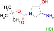 tert-butyl (3S,4S)-3-amino-4-hydroxy-1-pyrrolidinecarboxylate hydrochloride