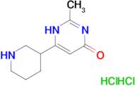 2-methyl-6-(3-piperidinyl)-4-pyrimidinol dihydrochloride