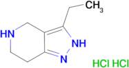 3-ethyl-4,5,6,7-tetrahydro-1H-pyrazolo[4,3-c]pyridine dihydrochloride