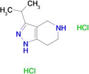 3-isopropyl-4,5,6,7-tetrahydro-1H-pyrazolo[4,3-c]pyridine dihydrochloride