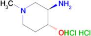 (3R,4R)-3-amino-1-methyl-4-piperidinol dihydrochloride