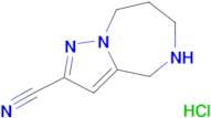 5,6,7,8-tetrahydro-4H-pyrazolo[1,5-a][1,4]diazepine-2-carbonitrile hydrochloride