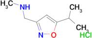 [(5-isopropyl-3-isoxazolyl)methyl]methylamine hydrochloride