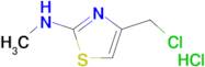 4-(chloromethyl)-N-methyl-1,3-thiazol-2-amine hydrochloride