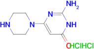 2-amino-6-(1-piperazinyl)-4(3H)-pyrimidinone dihydrochloride