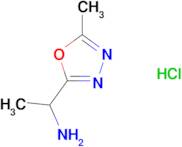 [1-(5-methyl-1,3,4-oxadiazol-2-yl)ethyl]amine hydrochloride