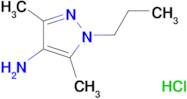 3,5-dimethyl-1-propyl-1H-pyrazol-4-amine hydrochloride