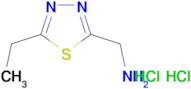 [(5-ethyl-1,3,4-thiadiazol-2-yl)methyl]amine dihydrochloride