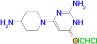 2-amino-6-(4-amino-1-piperidinyl)-4(3H)-pyrimidinone dihydrochloride