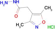 2-(3,5-dimethyl-4-isoxazolyl)acetohydrazide hydrochloride