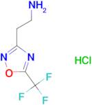 {2-[5-(trifluoromethyl)-1,2,4-oxadiazol-3-yl]ethyl}amine hydrochloride