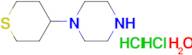 1-(tetrahydro-2H-thiopyran-4-yl)piperazine dihydrochloride hydrate