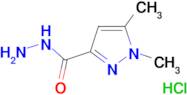 1,5-dimethyl-1H-pyrazole-3-carbohydrazide hydrochloride