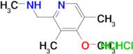 [(4-methoxy-3,5-dimethyl-2-pyridinyl)methyl]methylamine dihydrochloride