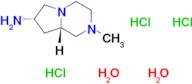 (7S,8aS)-2-methyloctahydropyrrolo[1,2-a]pyrazin-7-amine trihydrochloride dihydrate