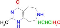 2-methyl-3,5,6,7,8,9-hexahydro-4H-pyrimido[4,5-d]azepin-4-one dihydrochloride hydrate