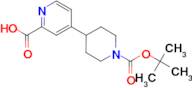 4-[1-(tert-butoxycarbonyl)-4-piperidinyl]-2-pyridinecarboxylic acid