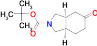 tert-butyl rac-(3aS,7aR)-5-oxooctahydro-2H-isoindole-2-carboxylate