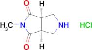 (3aR,6aS)-2-methyltetrahydropyrrolo[3,4-c]pyrrole-1,3(2H,3aH)-dione hydrochloride