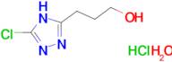 3-(3-chloro-1H-1,2,4-triazol-5-yl)-1-propanol hydrochloride hydrate