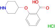 2-(4-piperidinyloxy)benzoic acid hydrochloride