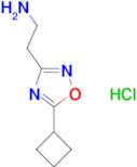 [2-(5-cyclobutyl-1,2,4-oxadiazol-3-yl)ethyl]amine hydrochloride