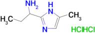 [1-(4-methyl-1H-imidazol-2-yl)propyl]amine dihydrochloride
