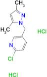 2-chloro-5-[(3,5-dimethyl-1H-pyrazol-1-yl)methyl]pyridine dihydrochloride