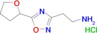 {2-[5-(tetrahydro-2-furanyl)-1,2,4-oxadiazol-3-yl]ethyl}amine hydrochloride