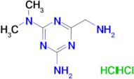 6-(aminomethyl)-N,N-dimethyl-1,3,5-triazine-2,4-diamine dihydrochloride