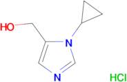 (1-cyclopropyl-1H-imidazol-5-yl)methanol hydrochloride