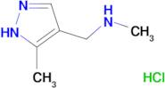 N-methyl-1-(5-methyl-1H-pyrazol-4-yl)methanamine hydrochloride