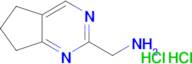 (6,7-dihydro-5H-cyclopenta[d]pyrimidin-2-ylmethyl)amine dihydrochloride
