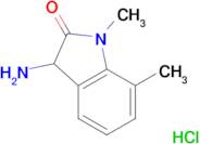 3-amino-1,7-dimethyl-1,3-dihydro-2H-indol-2-one hydrochloride