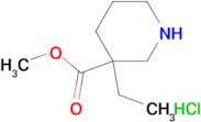 methyl 3-ethyl-3-piperidinecarboxylate hydrochloride