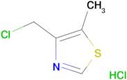 4-(chloromethyl)-5-methyl-1,3-thiazole hydrochloride