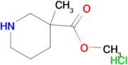 methyl 3-methyl-3-piperidinecarboxylate hydrochloride