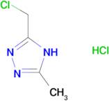 5-(chloromethyl)-3-methyl-1H-1,2,4-triazole hydrochloride