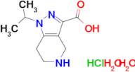 1-isopropyl-4,5,6,7-tetrahydro-1H-pyrazolo[4,3-c]pyridine-3-carboxylic acid hydrochloride dihydrate