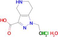 1-ethyl-4,5,6,7-tetrahydro-1H-pyrazolo[4,3-c]pyridine-3-carboxylic acid hydrochloride hydrate