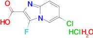 6-chloro-3-fluoroimidazo[1,2-a]pyridine-2-carboxylic acid hydrochloride hydrate