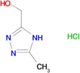 (3-methyl-1H-1,2,4-triazol-5-yl)methanol hydrochloride