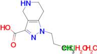 1-propyl-4,5,6,7-tetrahydro-1H-pyrazolo[4,3-c]pyridine-3-carboxylic acid hydrochloride dihydrate