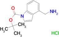 tert-butyl 4-(aminomethyl)-1H-indole-1-carboxylate hydrochloride