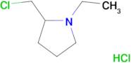 2-(chloromethyl)-1-ethylpyrrolidine hydrochloride